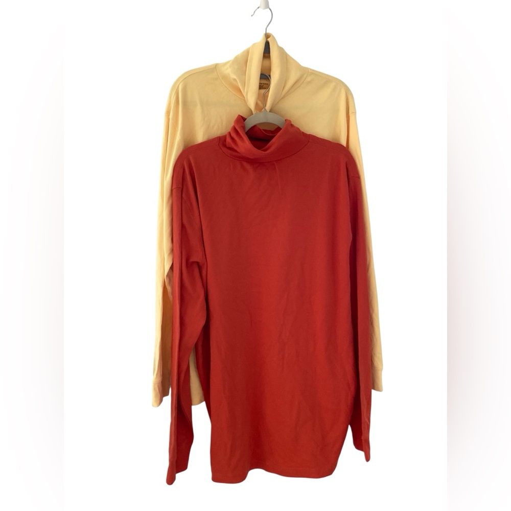 2 lands end XXL turtle necks